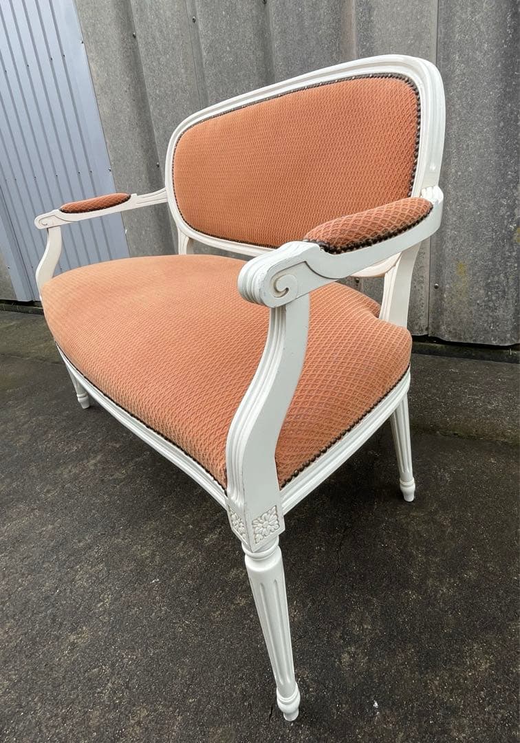 ビンテージ/イタリア製/ヨーロピアン/輸入家具/クラシック/アームソファ/ソファ