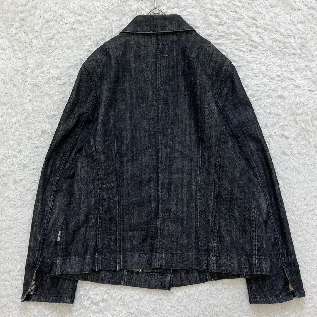 美品✨バーバリーロンドン デニムジャケット ノバチェック 大きいサイズ 13