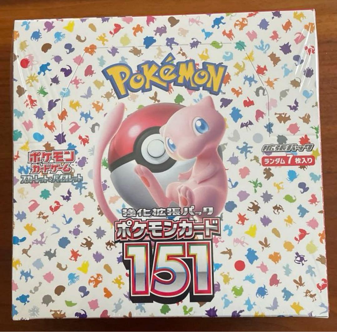 ポケカ　151 シュリンク付き　1BOX シュリンク一部破れ有り