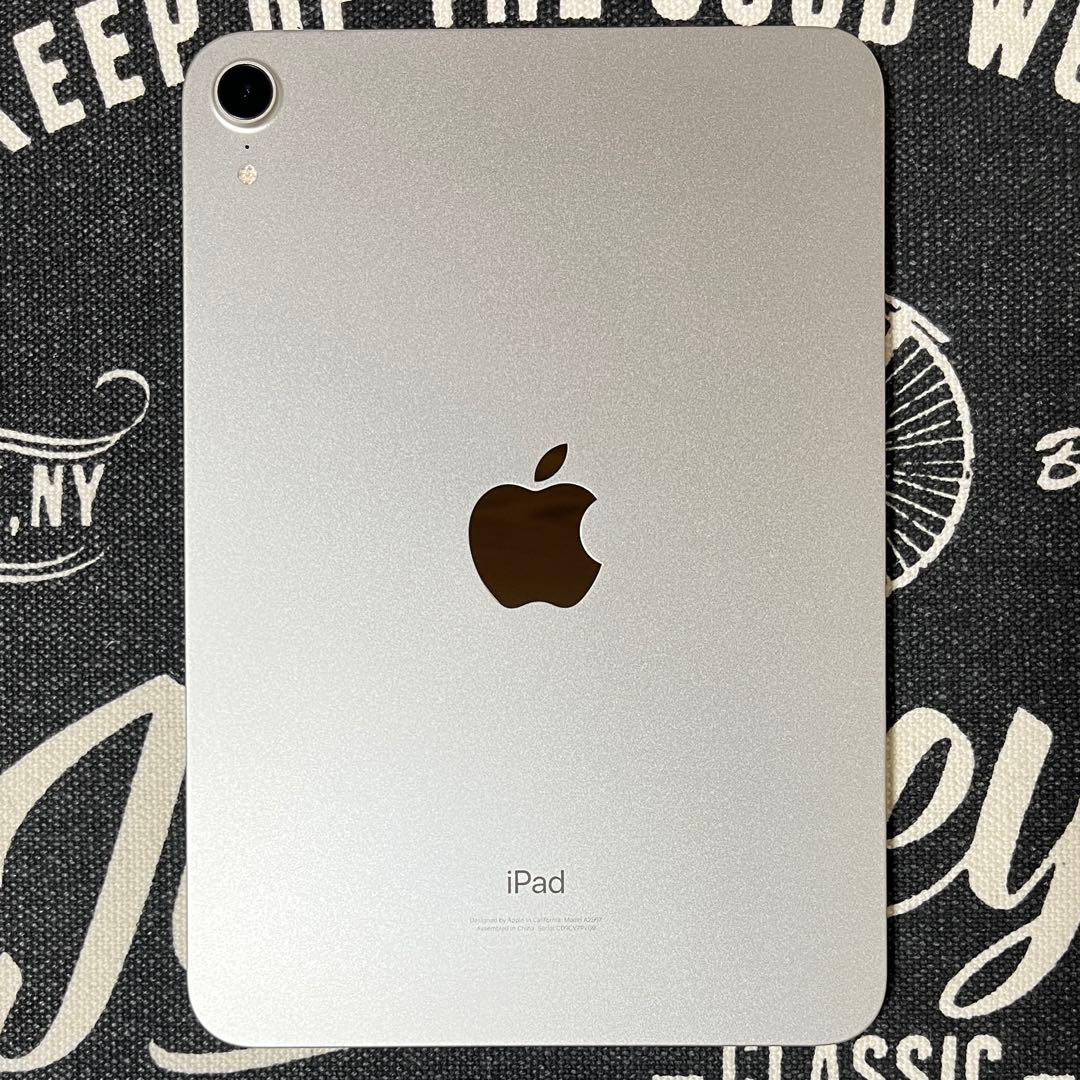【美品】 iPad mini 第6世代 64GB Wi-Fiモデル スターライト