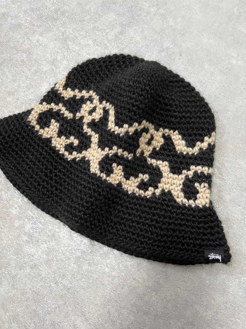 STUSSY SS KNIT BUCKET HAT バケットハット