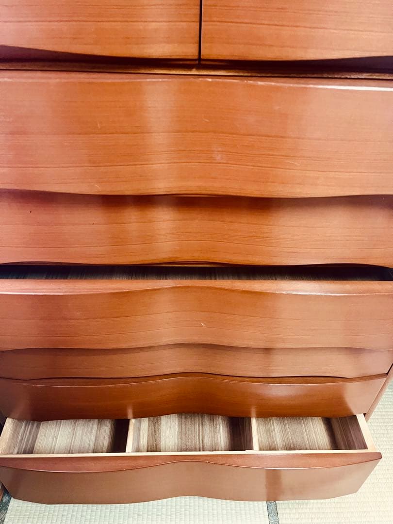 【中古美品・最終値下げ】府中桐製婚礼家具/7段/たのめる便/送料込み匿名配送