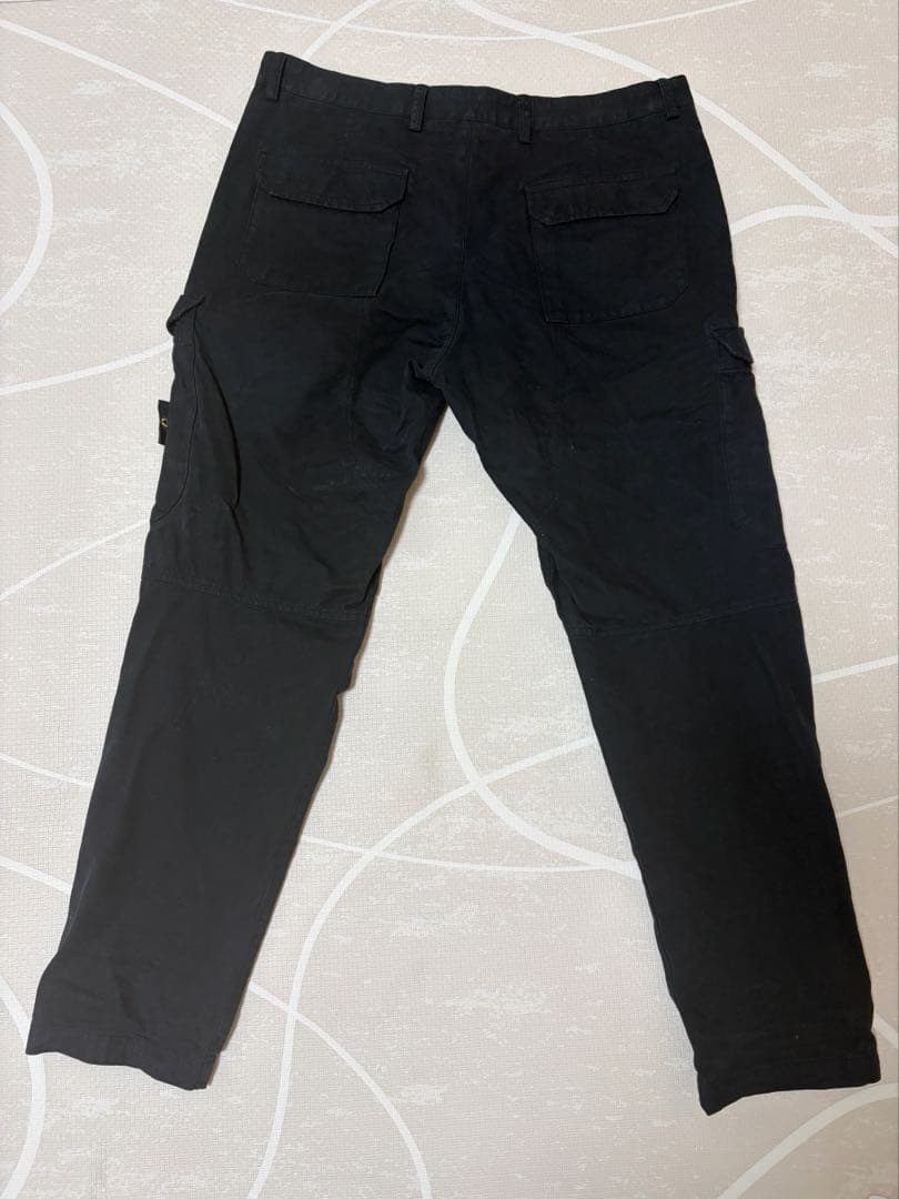 【美品】ストーンアイランド カーゴパンツ38 ブラック stone 