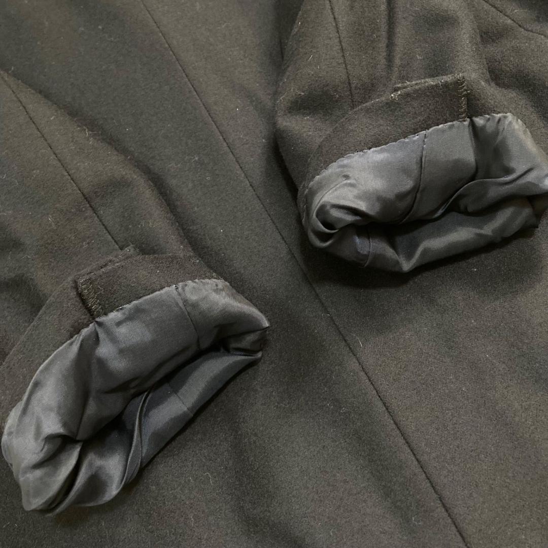 17534✨バーバリー ヴィンテージ 金ボタン エンブレム 紺ブレ ウール 9