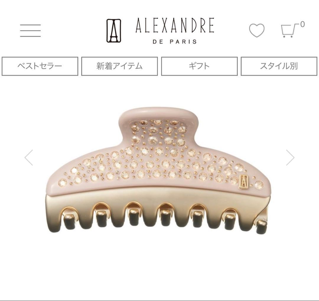 新品　ALEXANDRE DE PARIS 定番ヘアクリップ