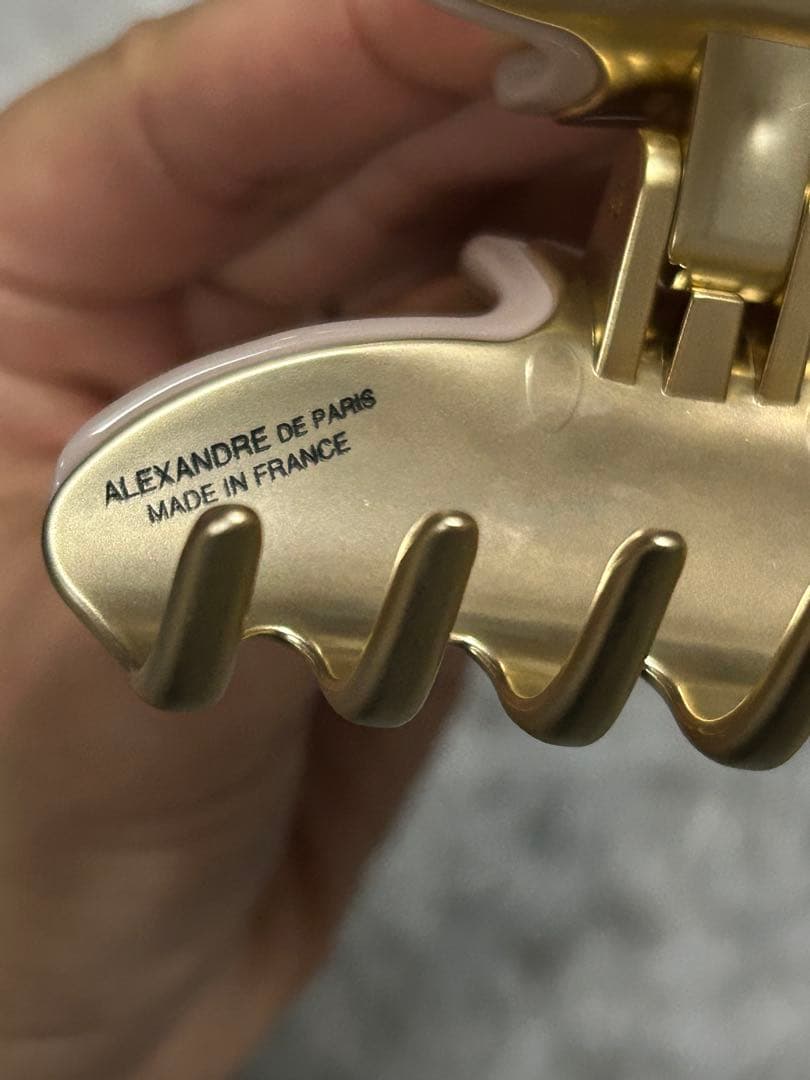 新品　ALEXANDRE DE PARIS 定番ヘアクリップ