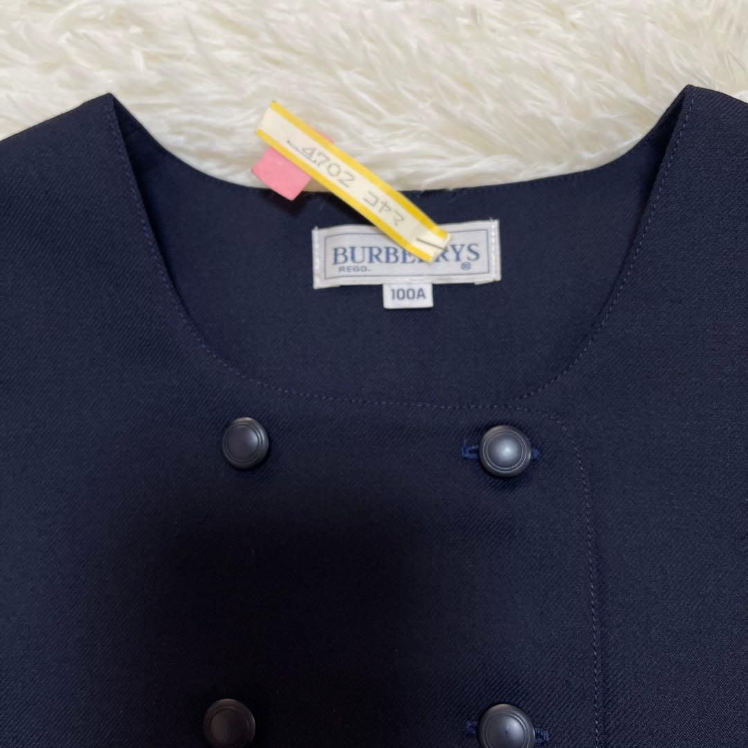 バーバリーズ　アンサンブル　ジャンパースカート　ボレロ　紺色 100サイズ