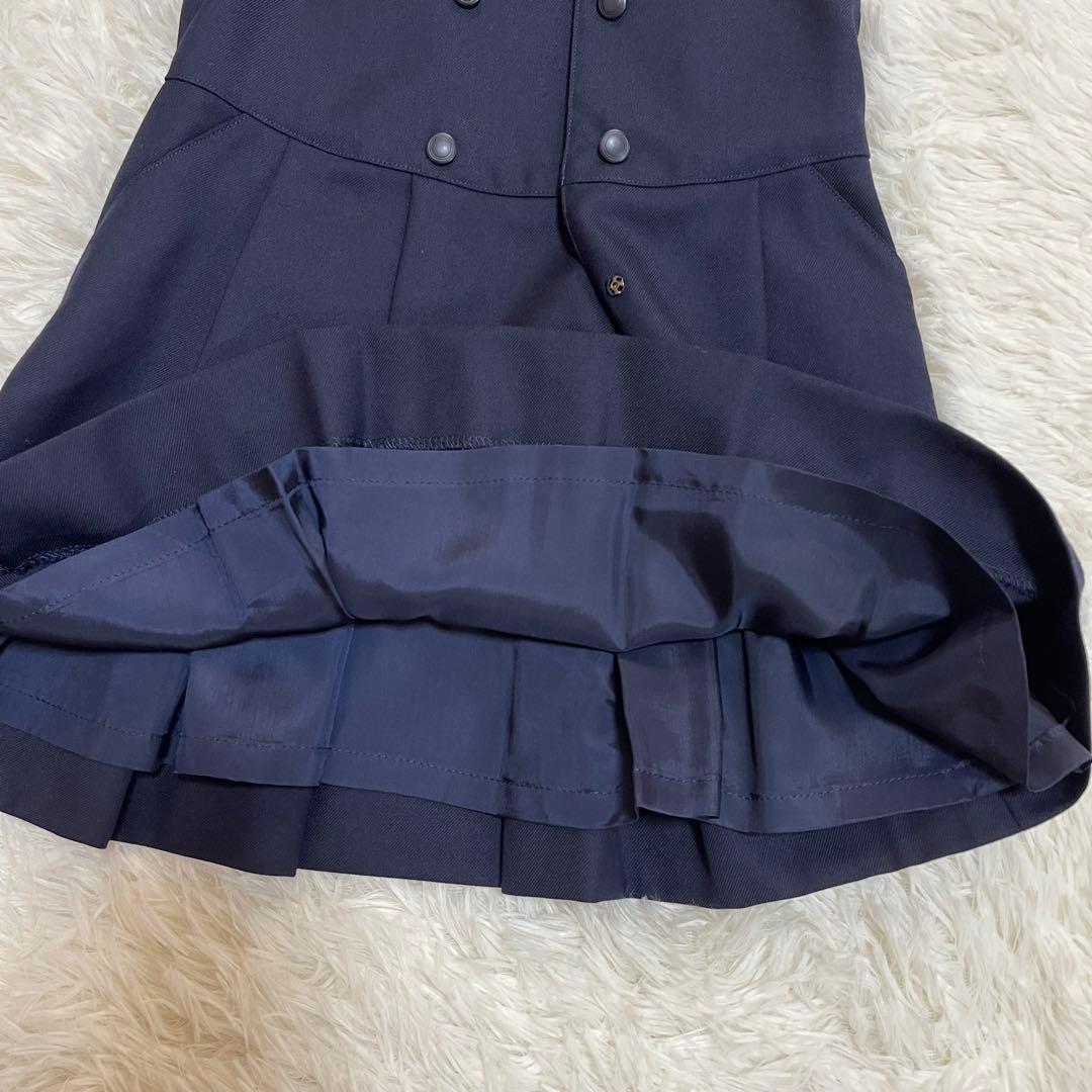 バーバリーズ　アンサンブル　ジャンパースカート　ボレロ　紺色 100サイズ