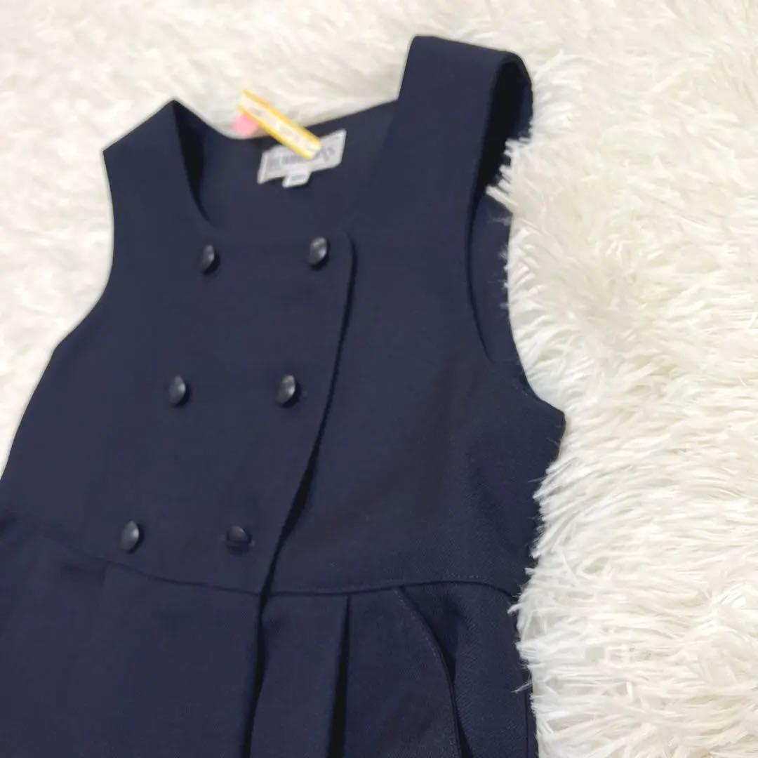 バーバリーズ　アンサンブル　ジャンパースカート　ボレロ　紺色 100サイズ