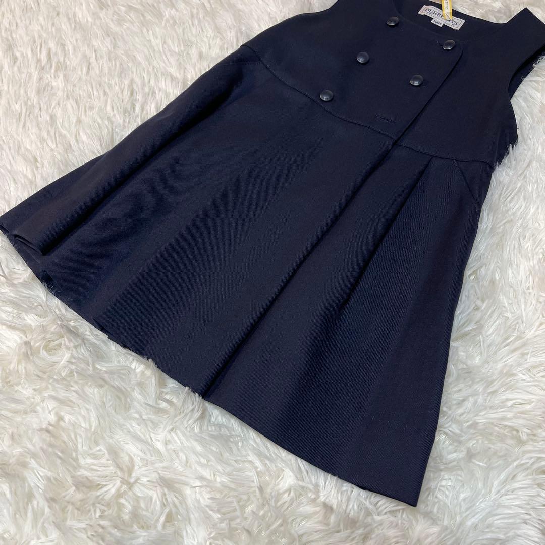 バーバリーズ　アンサンブル　ジャンパースカート　ボレロ　紺色 100サイズ