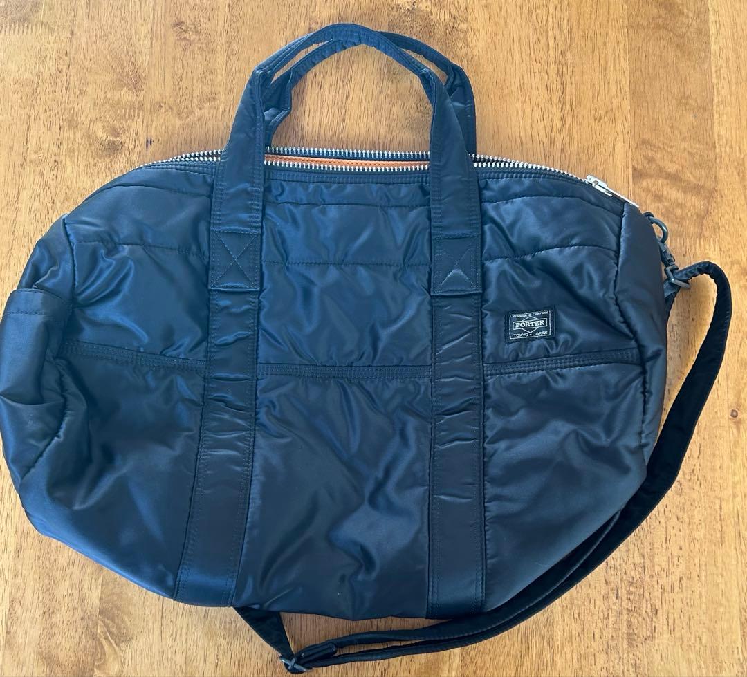 断*）様 吉田カバン POERER タンカードラムバック　ブラック