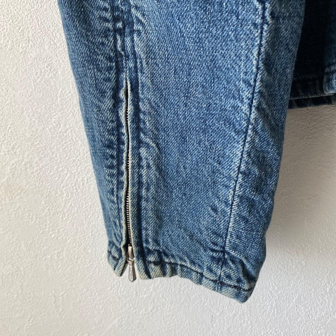 CHANEL サイドラインロゴデニムジャケット