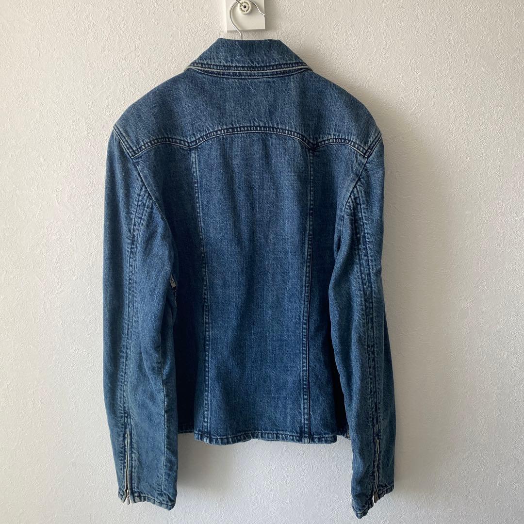 CHANEL サイドラインロゴデニムジャケット
