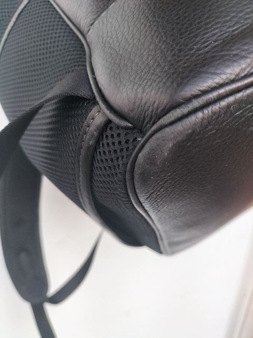 アパレル販売のエビス丸　COACH リュック　レザー　ブラック