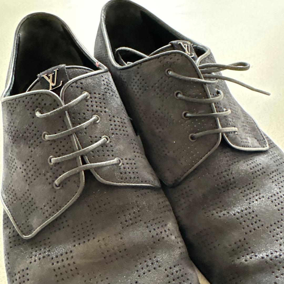 Louis Vuitton ブラック ドレスシューズ　26 サイズ7