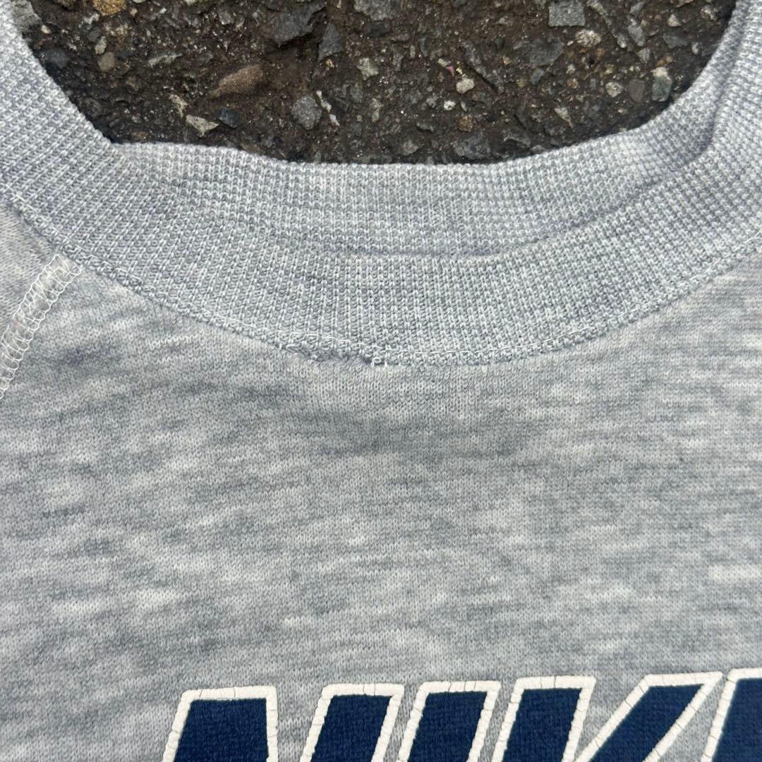 80s NIKE Vintage スウェット USA製 霜降りグレー