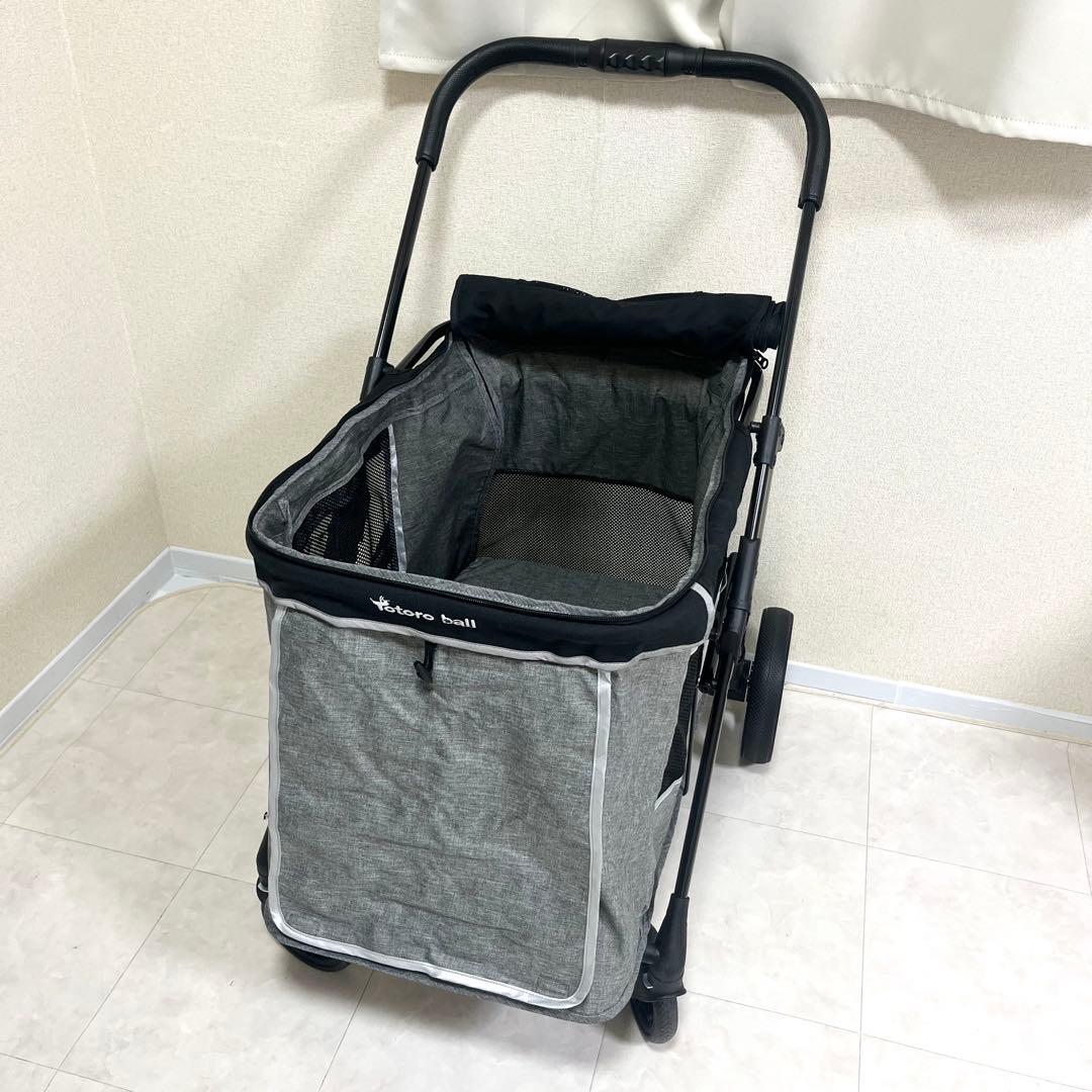 新品 ⭐️ Totoro ball ペットカート 小型犬 中型犬 深型 グレー