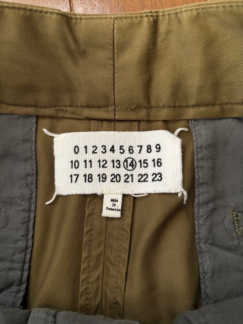 maison margiela アナトミックパンツ　カーキ　44