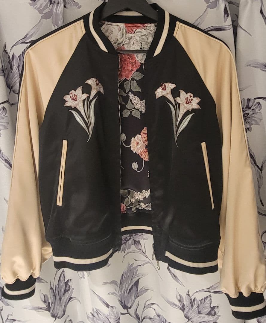 【KEITA MARUYAMA】エンブロイダリーリバーシブルスカジャン