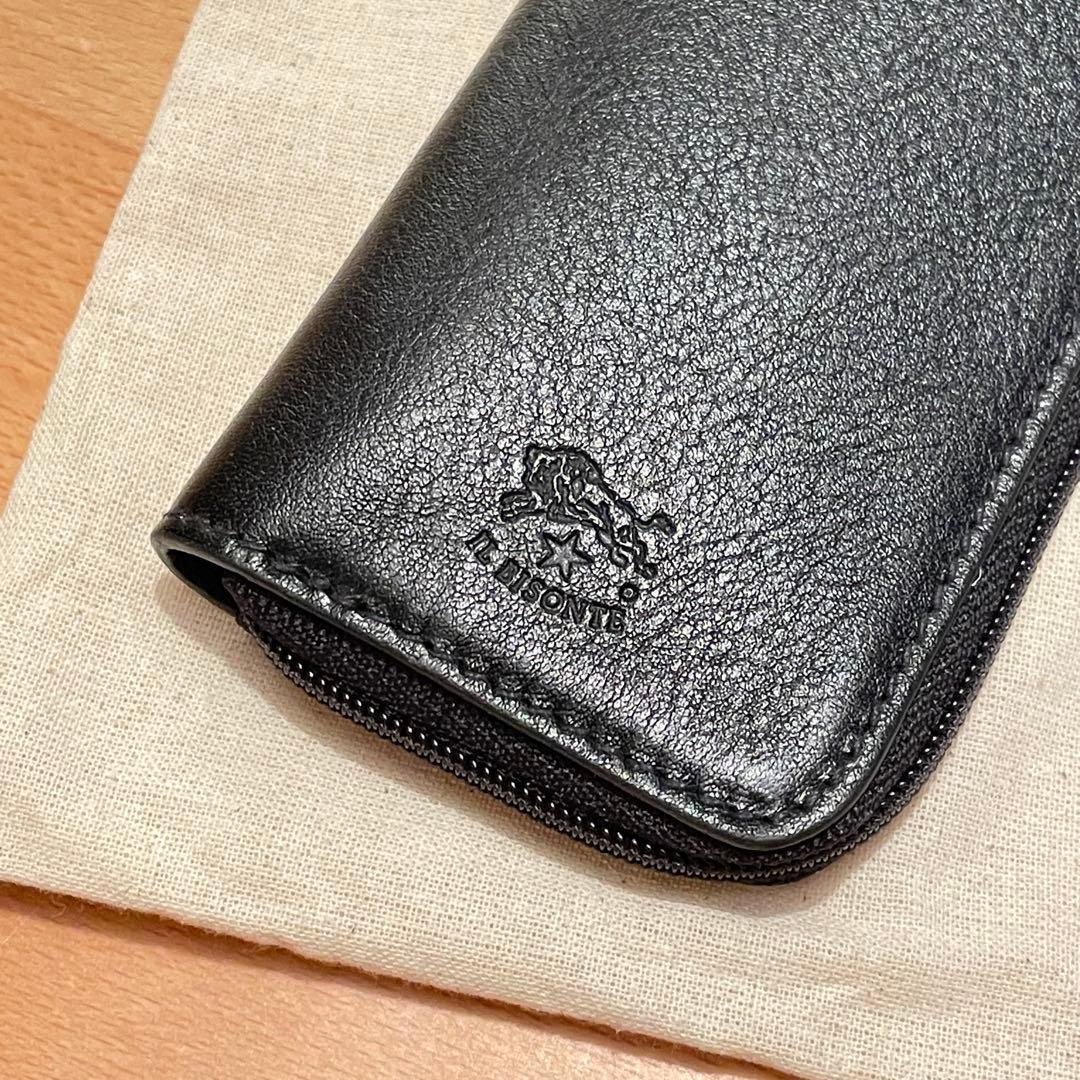 イルビゾンテ　レザーペンケース　黒