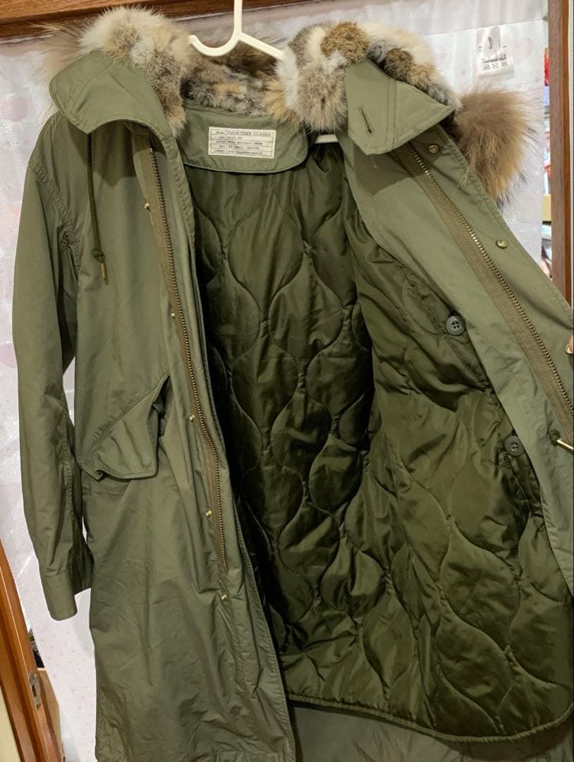 ドゥーズィエムクラス M65 モッズコート キルティング　コートファー