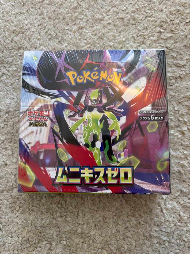 ポケモンカードゲーム ムニキスゼロ BOX シュリンク付き 未開封