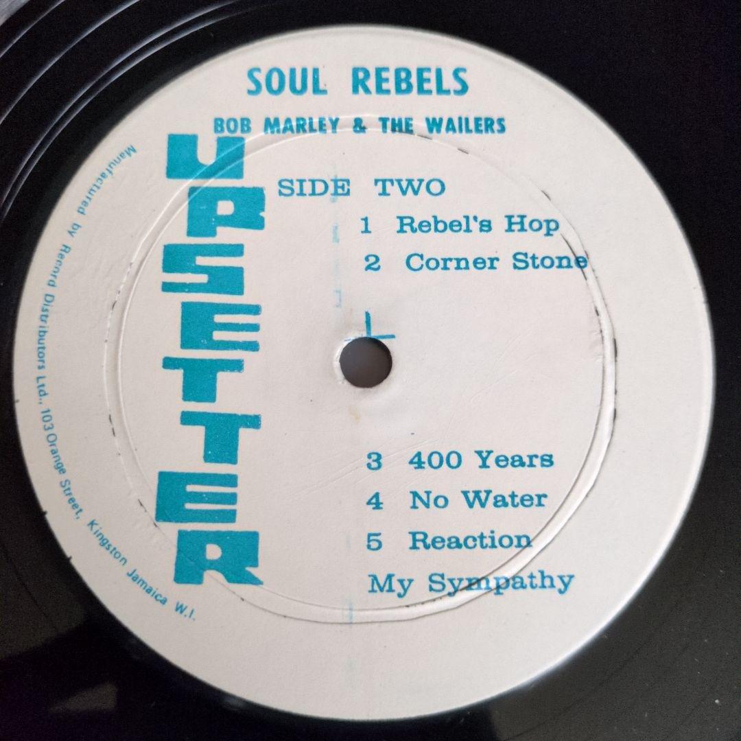 洋楽 BOB MARLEY SOUL REBELS Jamaica press LP