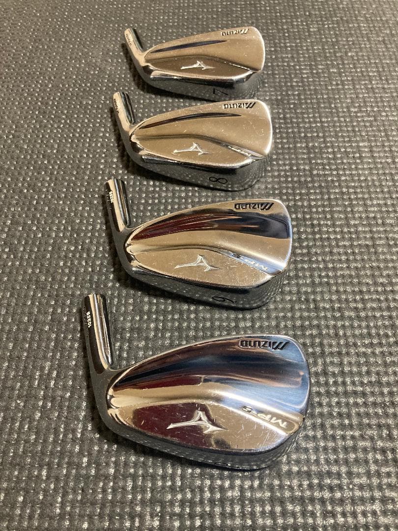 ひげしゃう　Mizuno　アイアン　MP-5　P-7　4本　ヘッドのみ