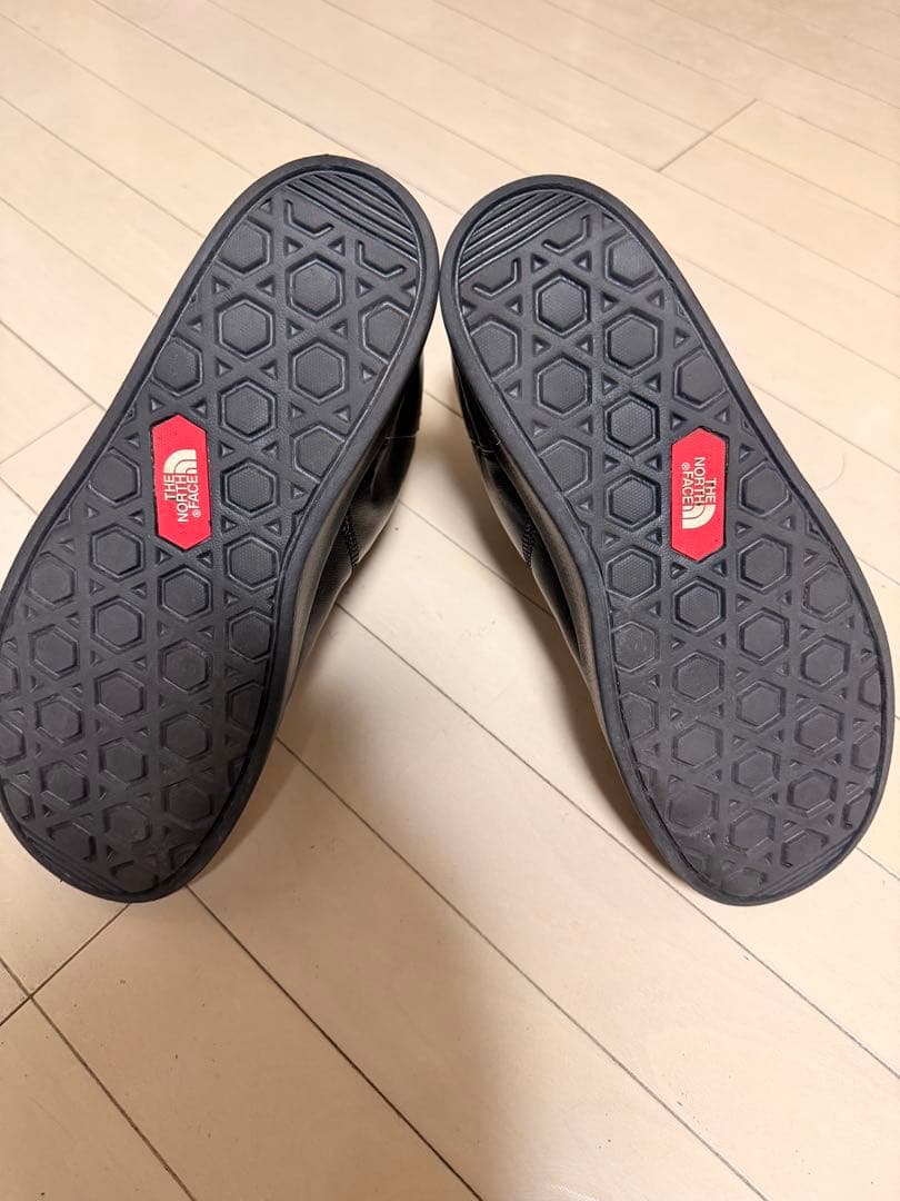 THE NORTH FACE ブラックショートレインブーツ