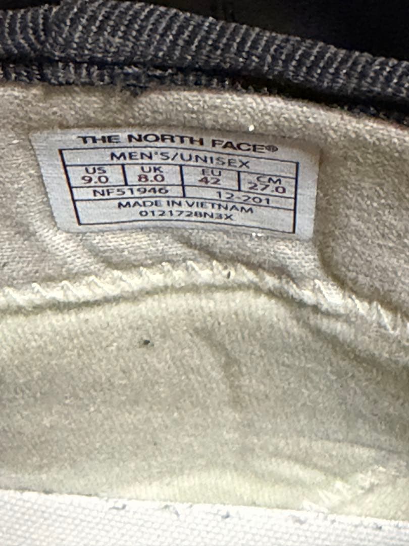 THE NORTH FACE ブラックショートレインブーツ