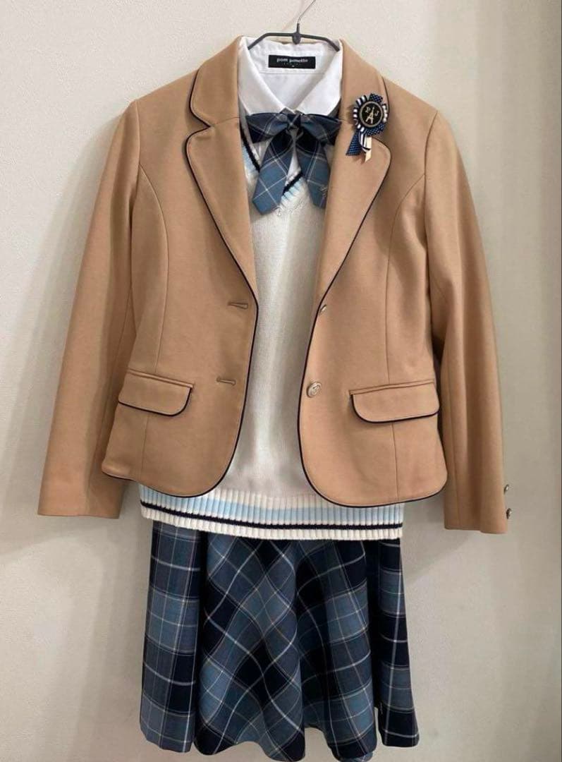 ポンポネットジュニア【M150】卒服、卒業式、入学式、フォーマルスーツ