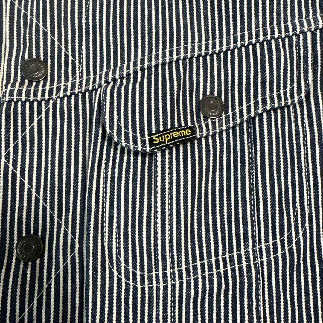 Supreme 2011SS Snap Front Jacket ヒッコリー L