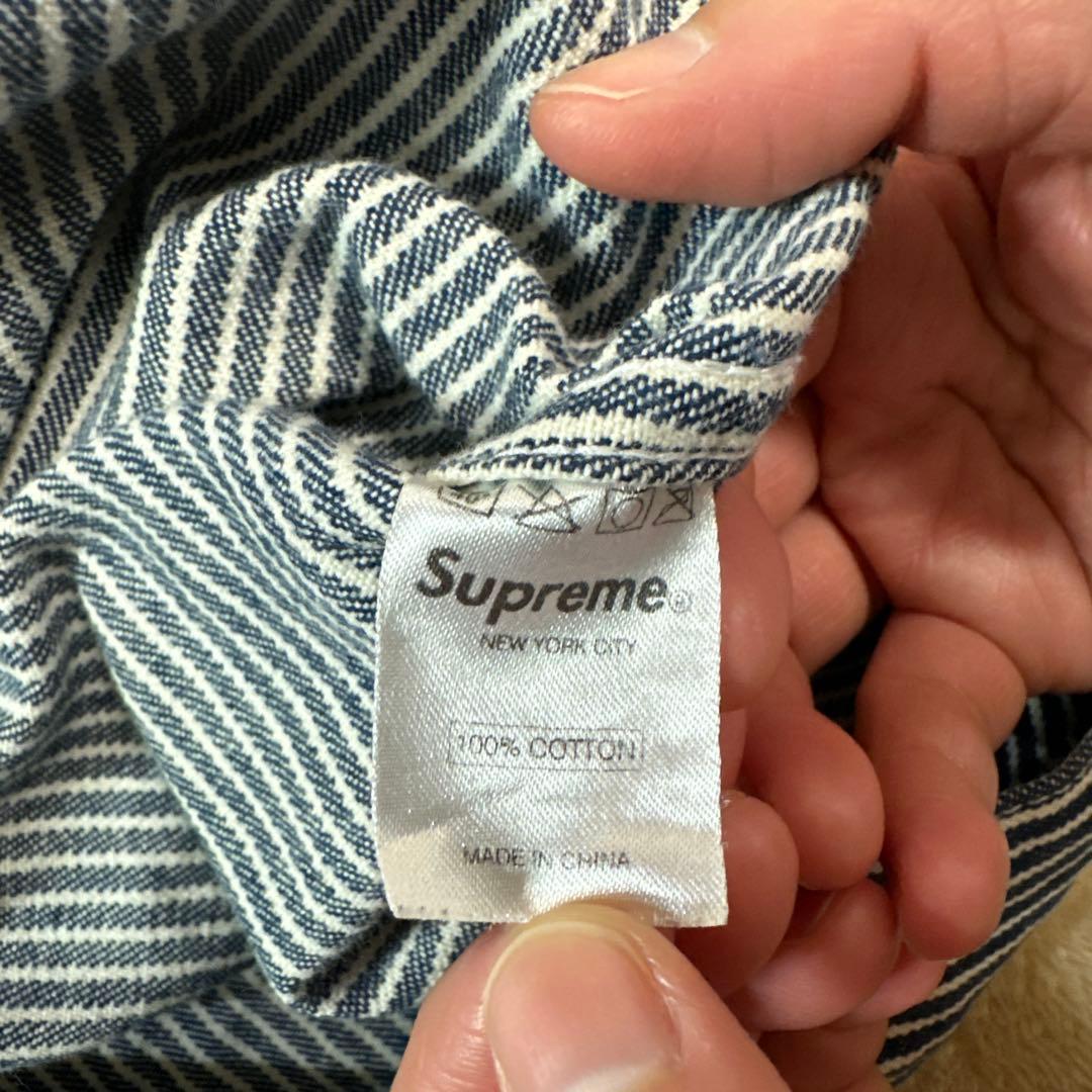 Supreme 2011SS Snap Front Jacket ヒッコリー L