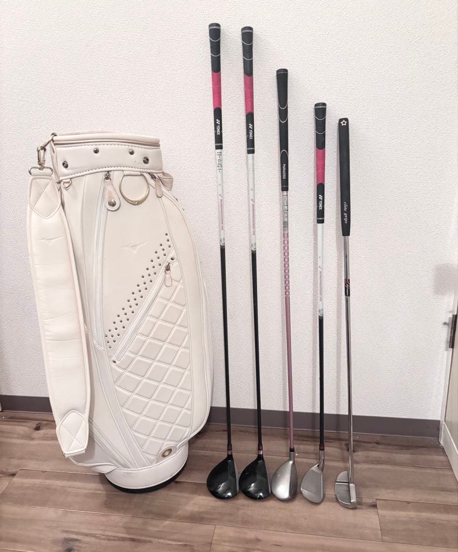 レディース ゴルフセット 5本 ヨネックス NANOV ミズノ バッグ付