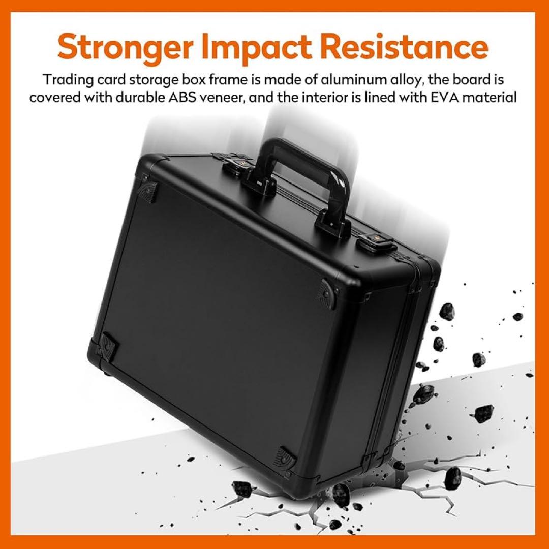 PSA BGS 鑑定済み用 アタッシュケース ストレージボックス アルミ製　3列