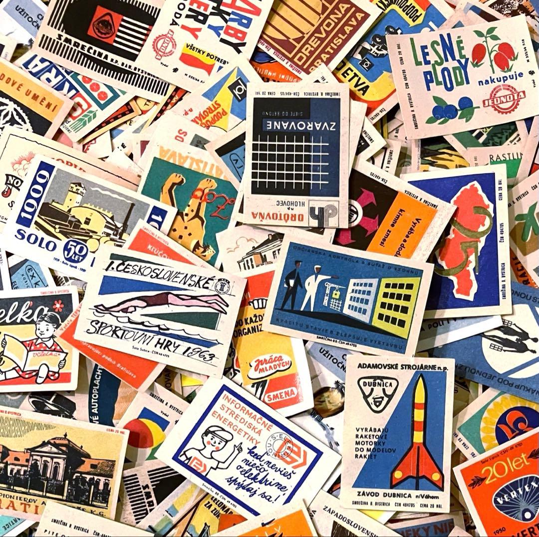 マッチラベル1000枚/チェコスロバキア/ヴィンテージ
