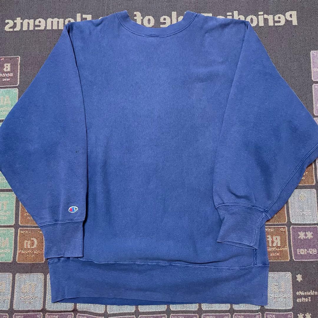 【激レア】80s チャンピオン リバースウィーブ スウェット 紫 無地 USA製