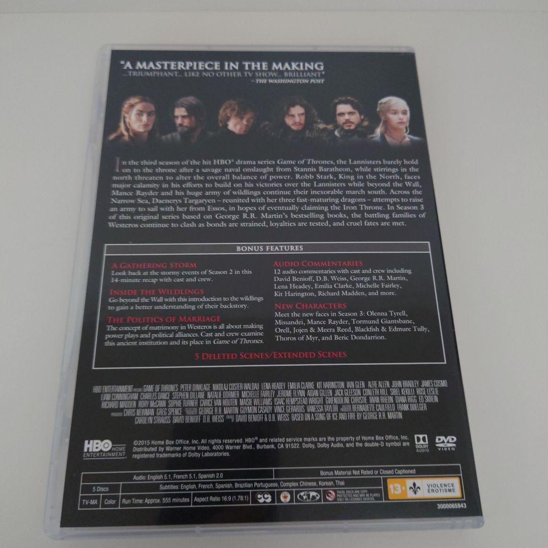 [北米版] Game of Thrones DVD シーズン1〜7