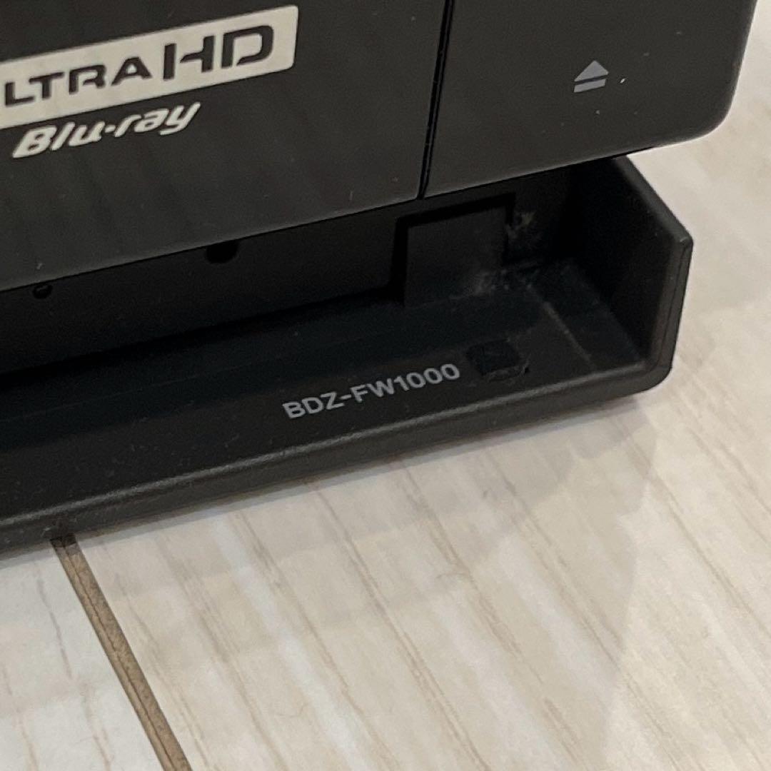 動作品　SONY BDZ-FW1000　ブルーレイ　HDD レコーダー