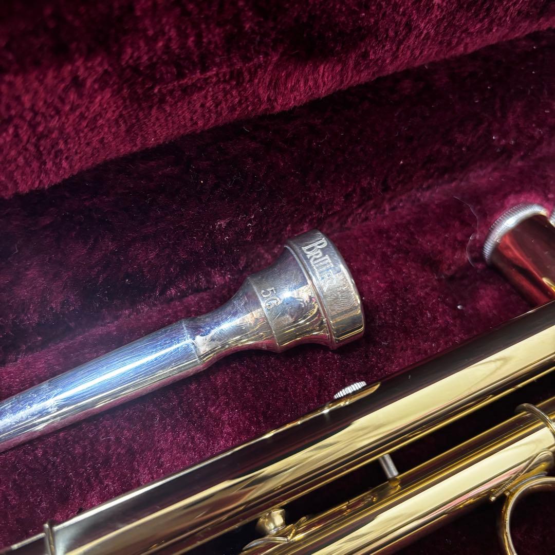 【ほぼ未使用】BRIILER トランペット ケース・付属品付き 初心者向け
