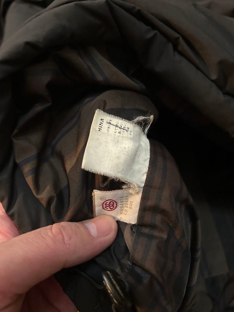 Old Stussy ブラック ダウンジャケット XL