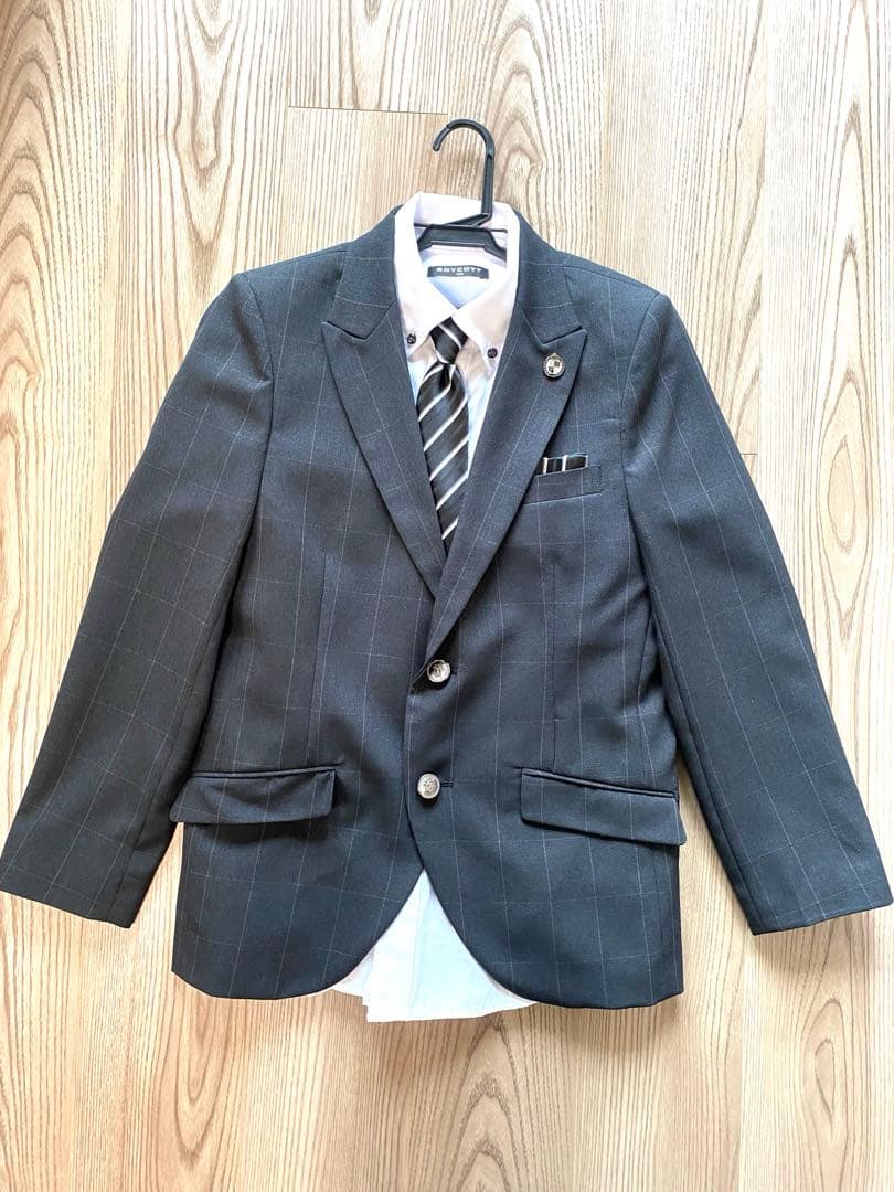 男児スーツ グレー 165 BOYCOOT フォーマル 美品
