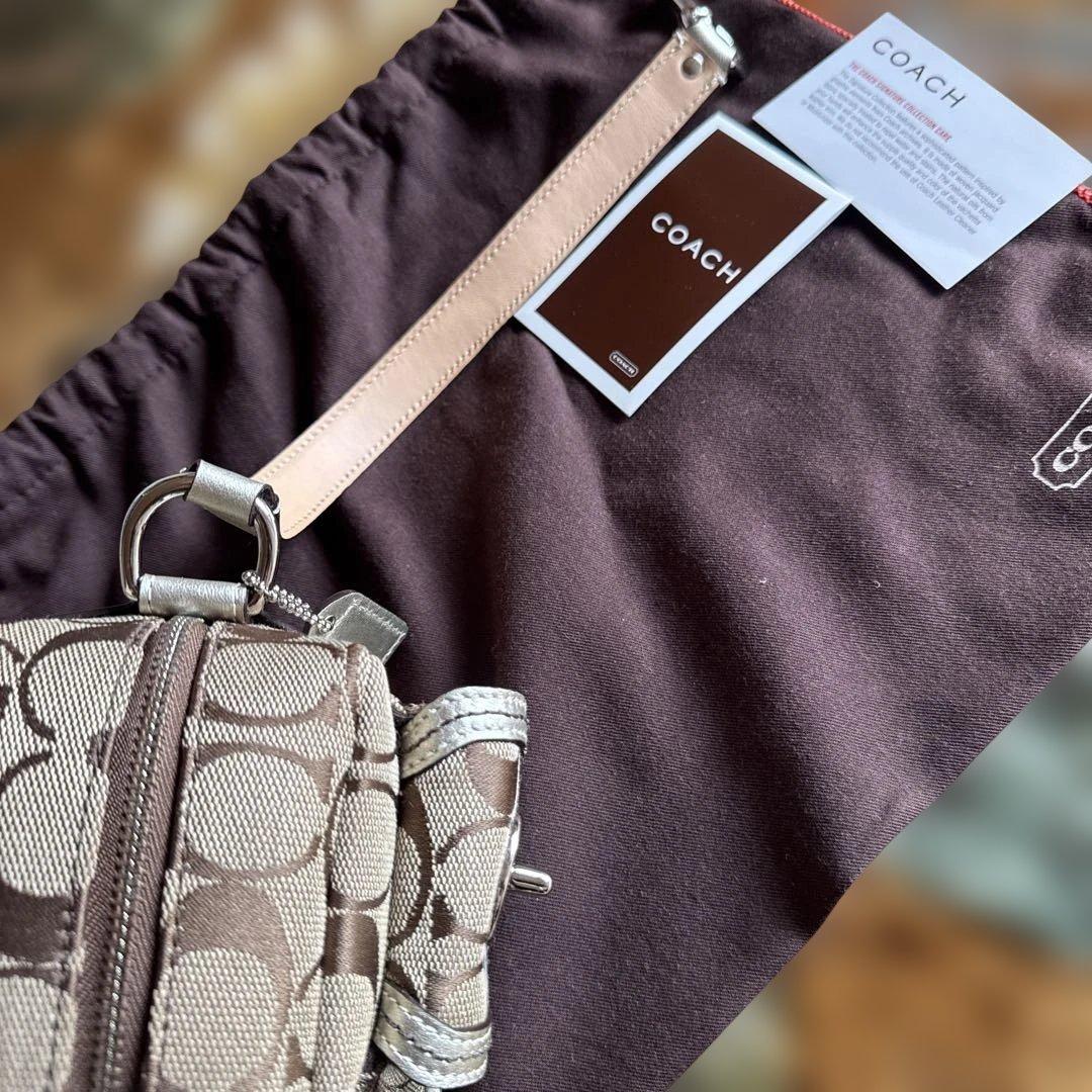COACH コーチ ミニ サッチェル バッグ ターンロック ハンド