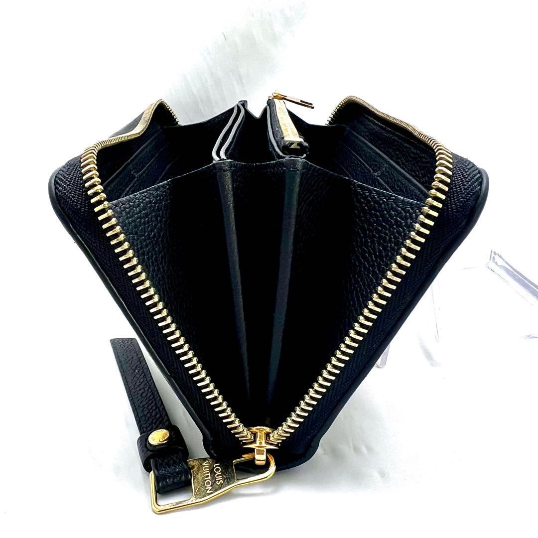 aya-s アンプラント バイカラー モノグラム ジッピーウォレット