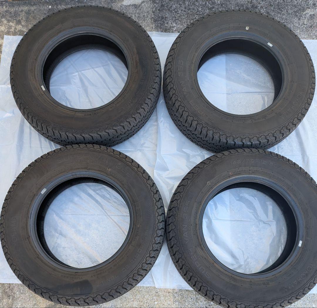 145/80R12 夏タイヤ　ヨコハマ　中古　軽バン