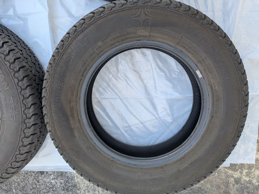 145/80R12 夏タイヤ　ヨコハマ　中古　軽バン