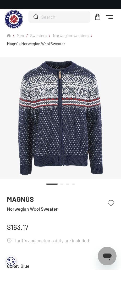 【ICEWEAR】アイスランドウール使用 ニットセーター