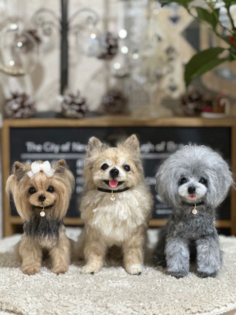 ハンドメイド 羊毛フェルト うちの子オーダー