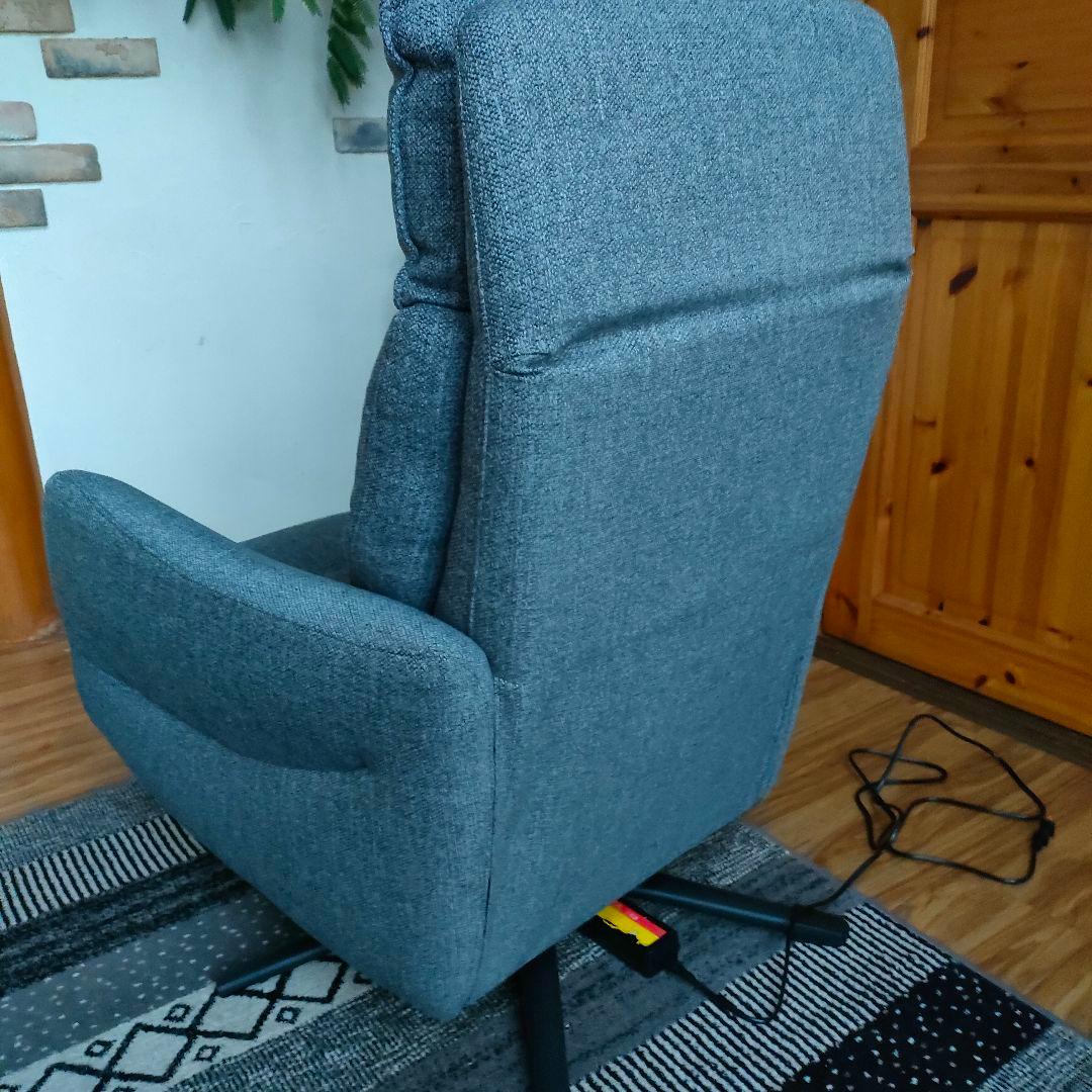 ニトリ2M電動リクライニングチェア LE01-02 DGY オットマン モダン