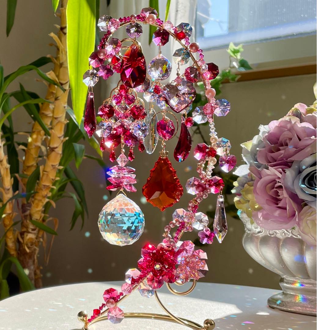 サンキャッチャー スワロフスキー 8558 40mmブルーAB